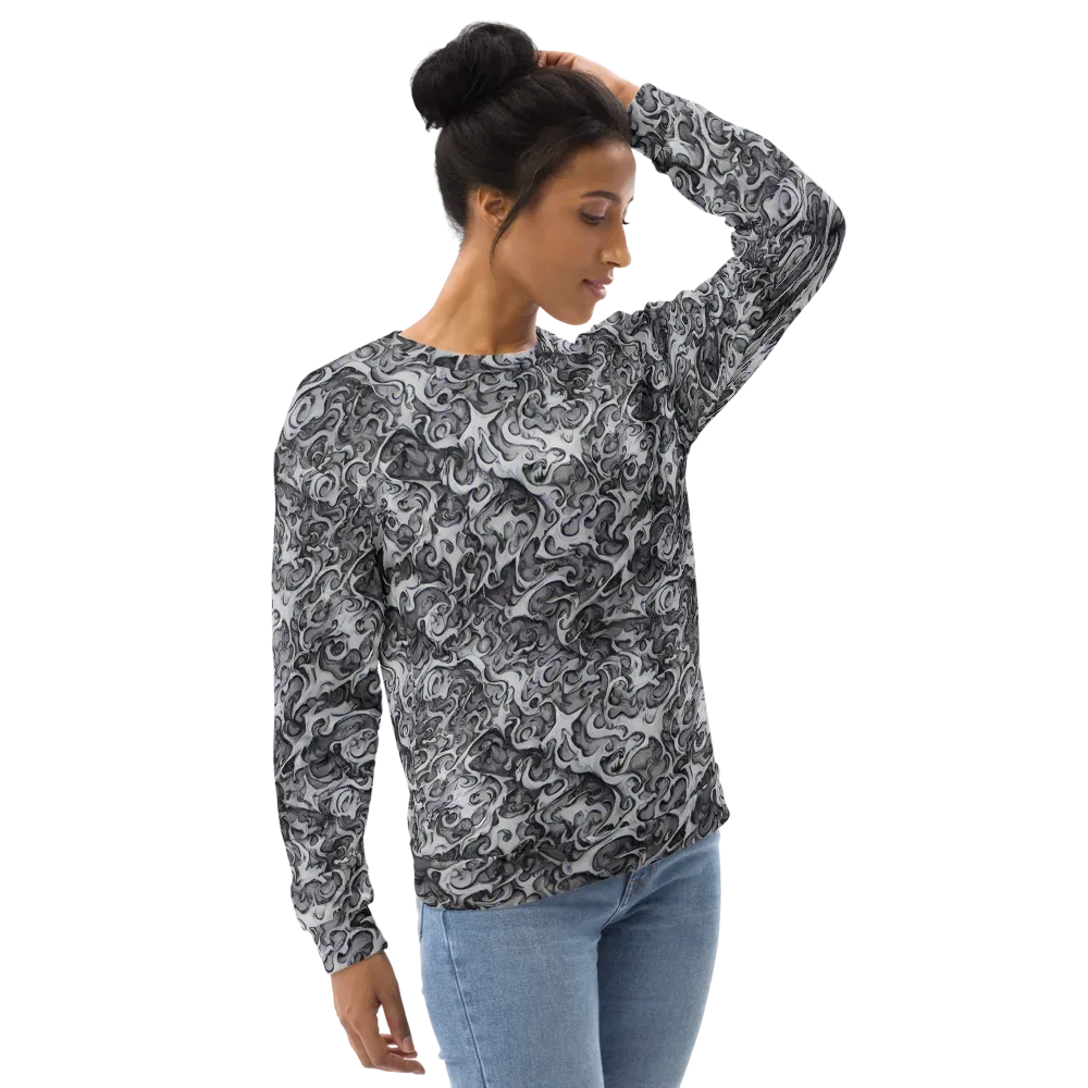 Mashburn Swirls on Sweatshirt — Right Front