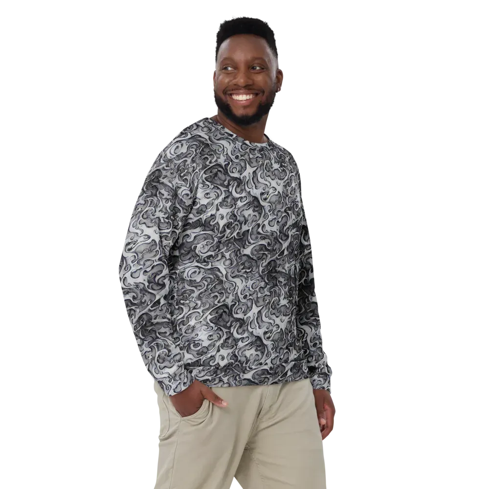 Mashburn Swirls on Sweatshirt — Front