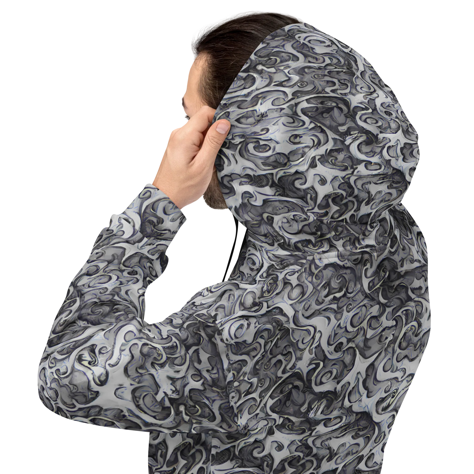Mashburn Swirls on Hoodie — Back
