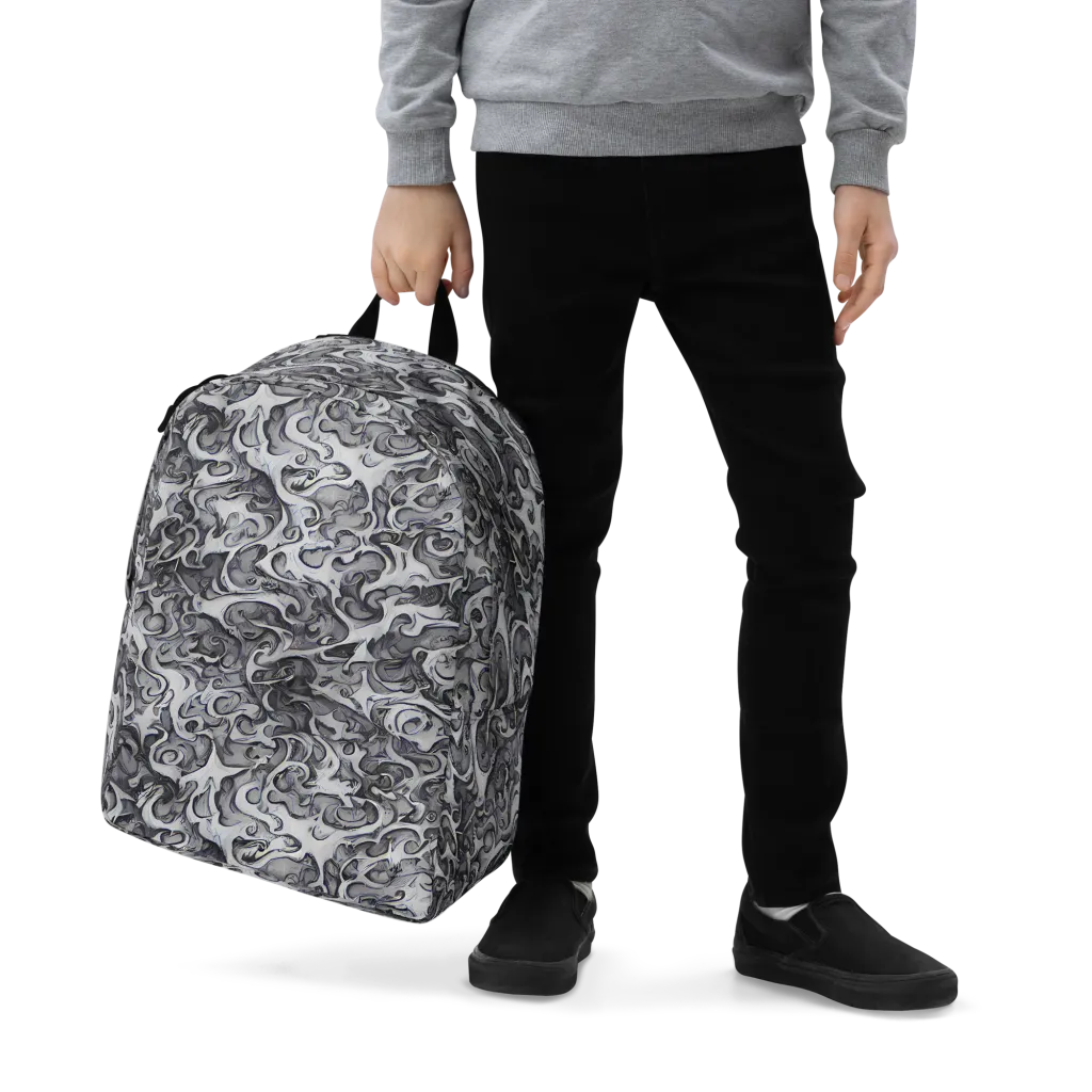 Mashburn Swirls on Minimalist Backpack — Zoomed-in