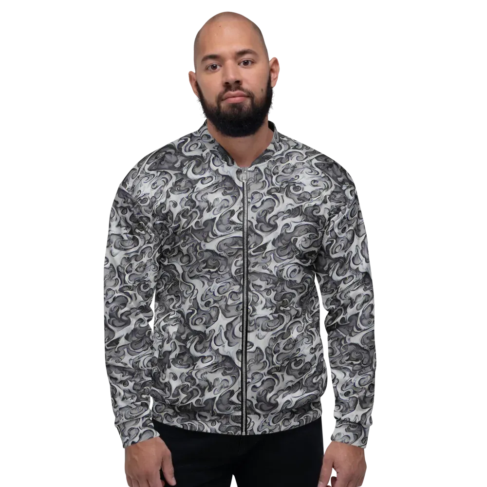 Mashburn Swirls on Bomber Jacket — Front