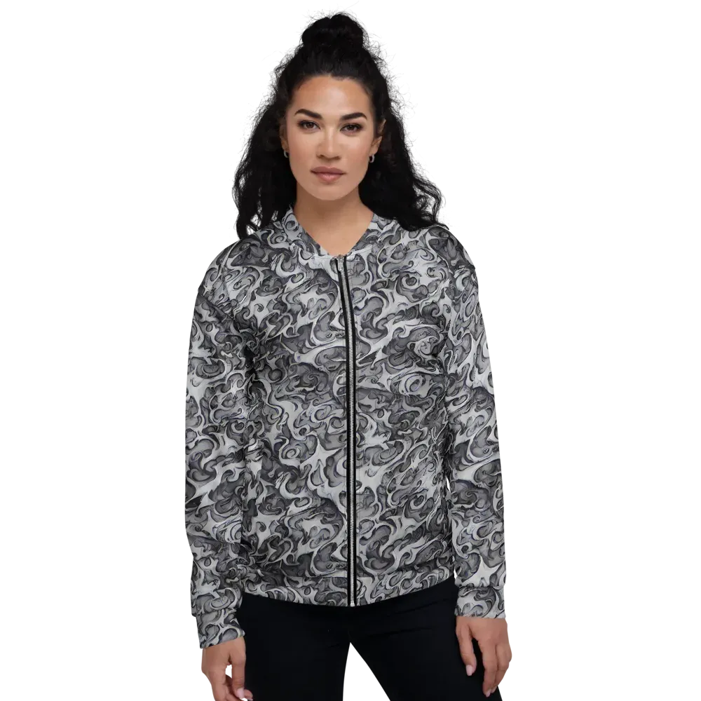 Mashburn Swirls on Bomber Jacket — Front