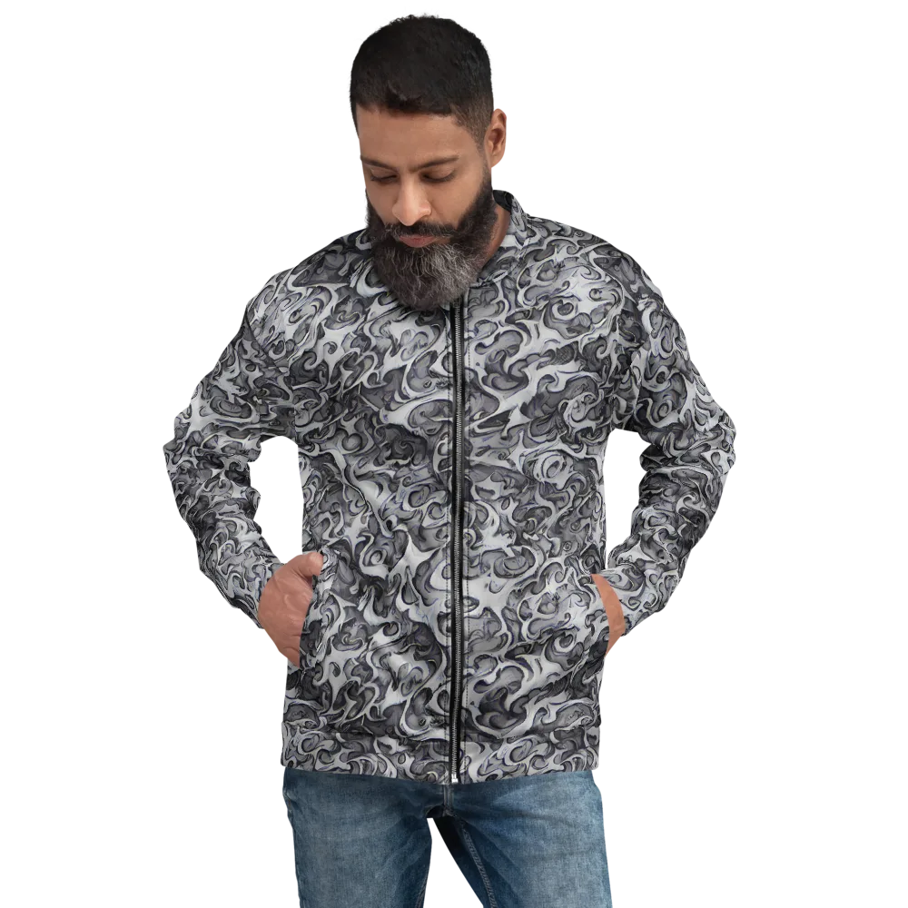 Mashburn Swirls on Bomber Jacket — Front