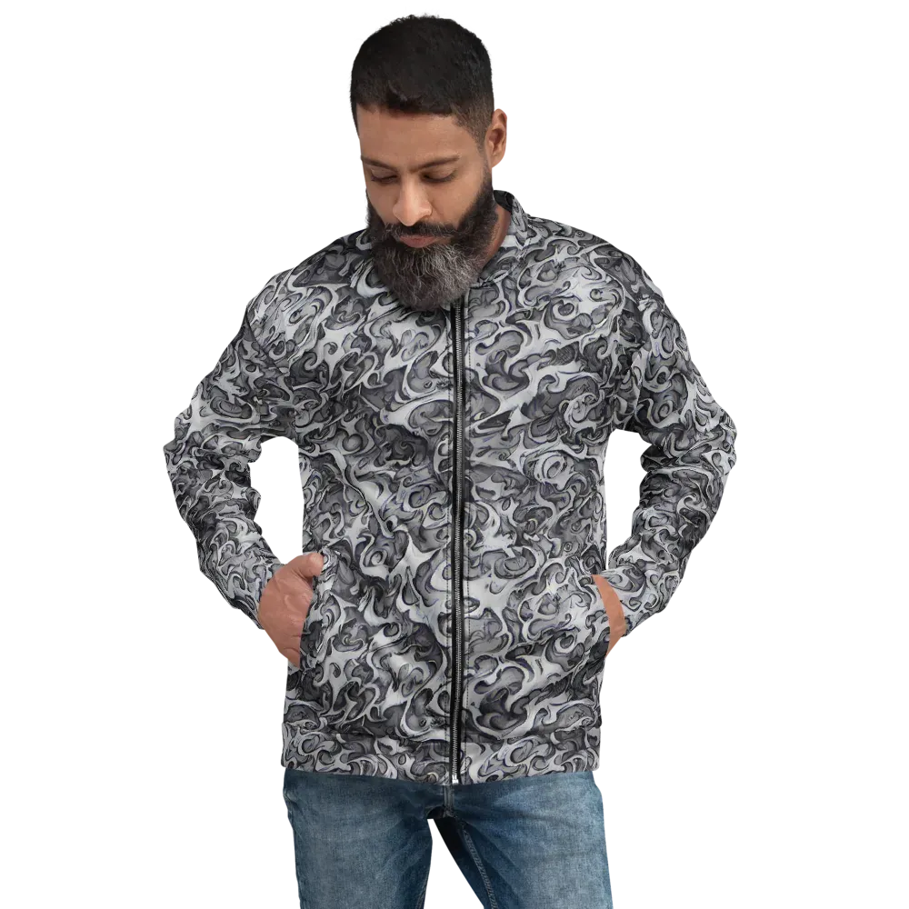 Mashburn Swirls on Bomber Jacket — Front