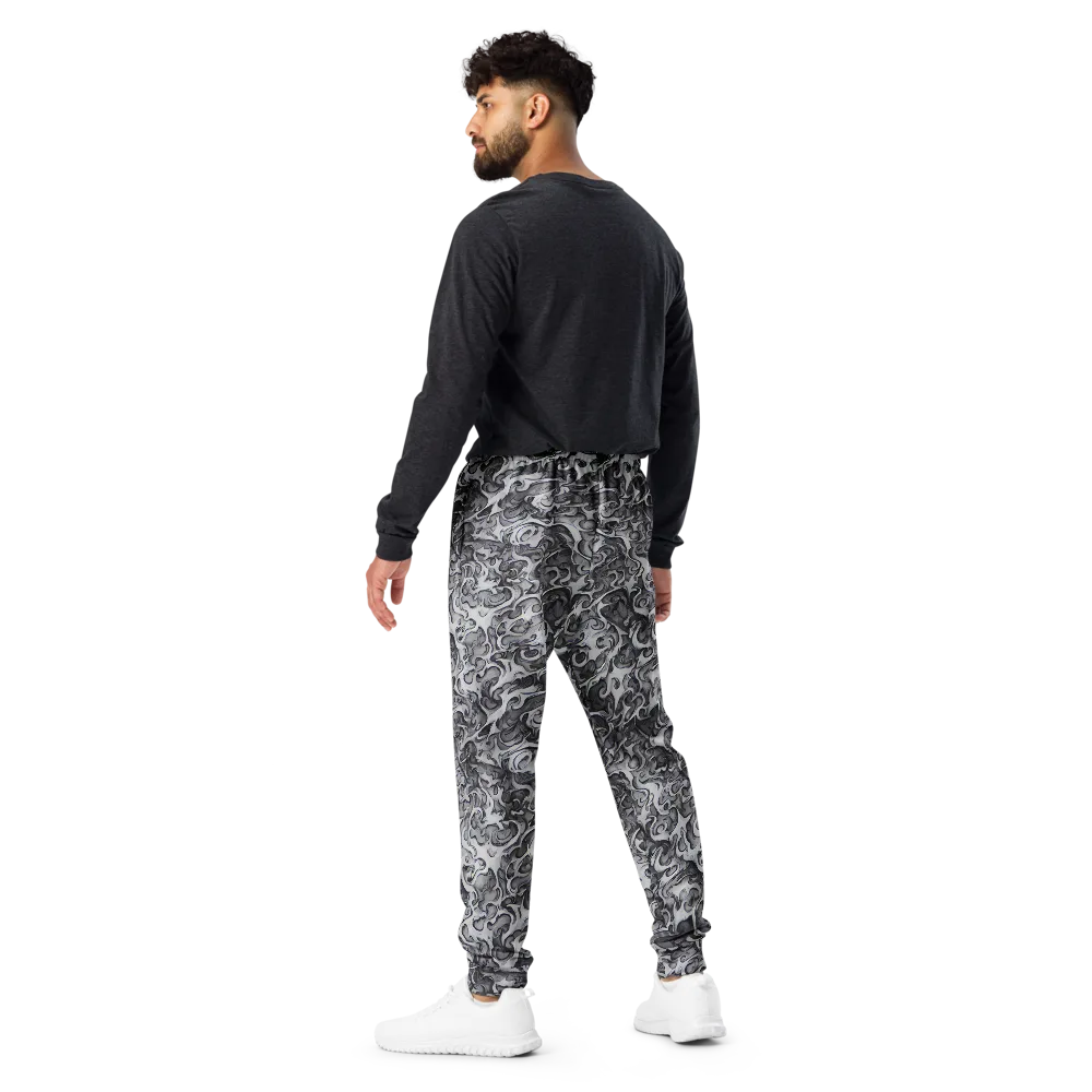 Mashburn Swirls on Men's Joggers — Back