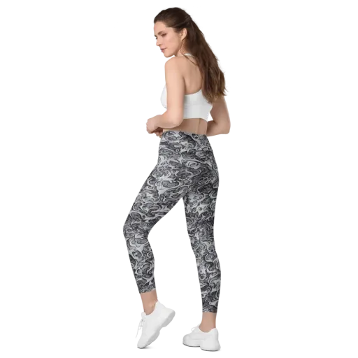 Mashburn Swirls on a Leggings with Pockets