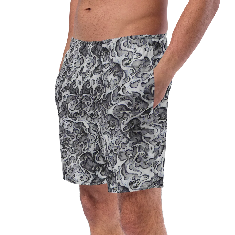 Mashburn Swirls on Swim Trunks — Left Front