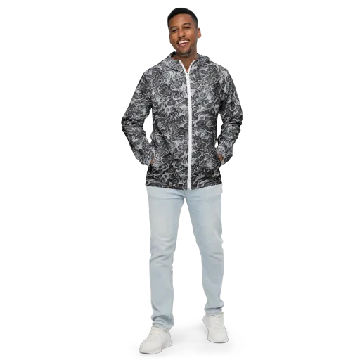 Mashburn Swirls on a Men's Windbreaker