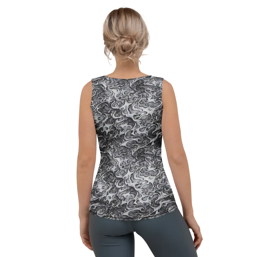 Mashburn Swirls on Women's Tank Top — Back