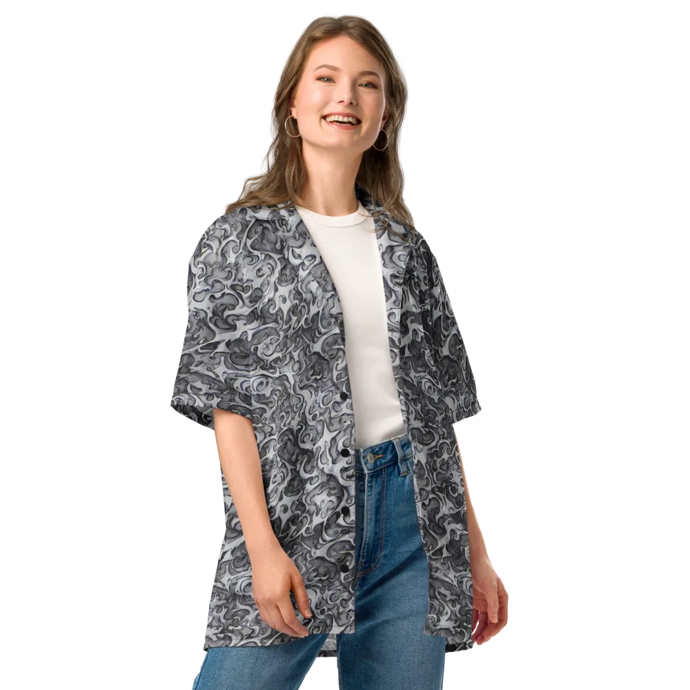 Mashburn Swirls on Button Shirt — Front