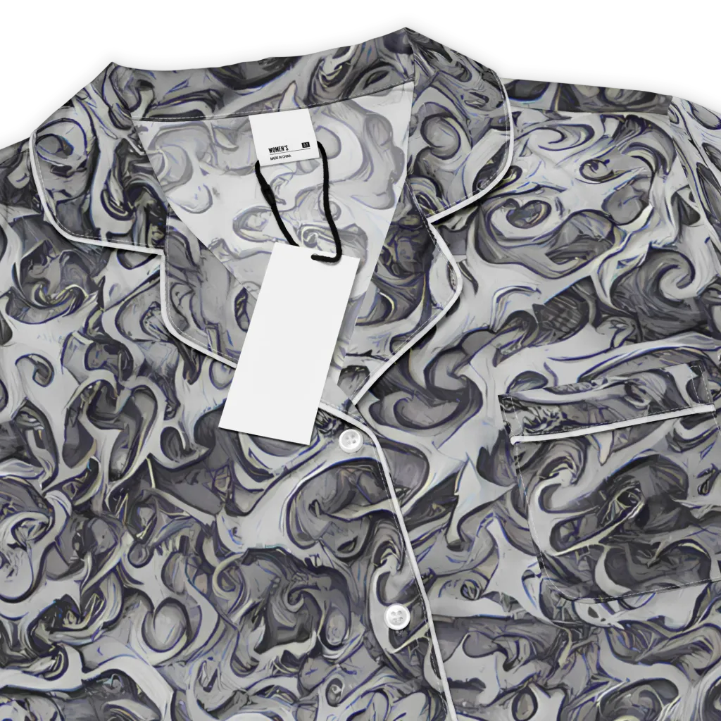 Mashburn Swirls on Women's Short Sleeve Pajama Top — Product details