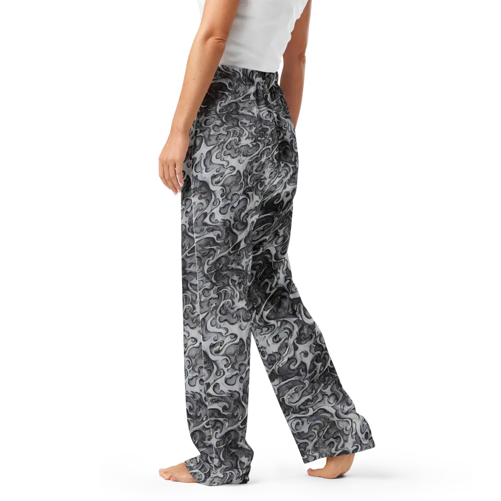 Mashburn Swirls on Women's Pajama Pants — Left