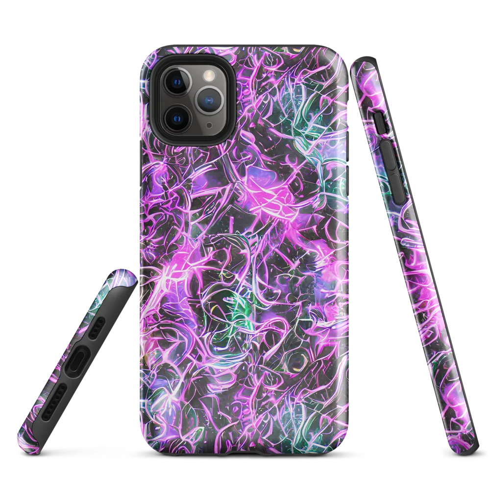 Magenta Maze on Tough Case for iPhone® — Front
