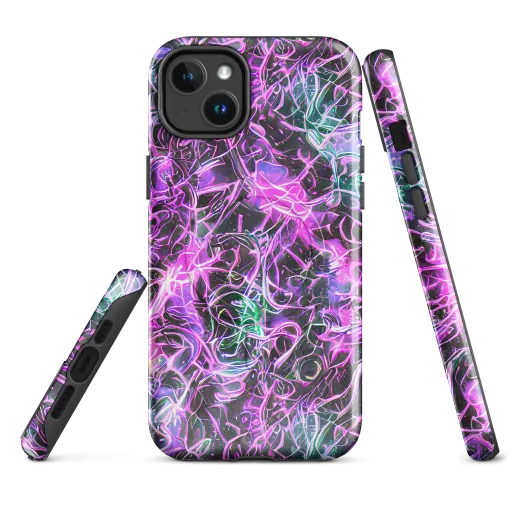 Magenta Maze on a MagSafe Tough Case for iPhone®