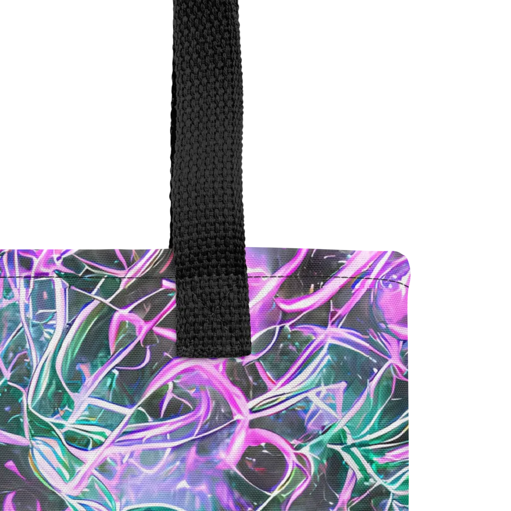 Magenta Maze on Tote Bag — Product details