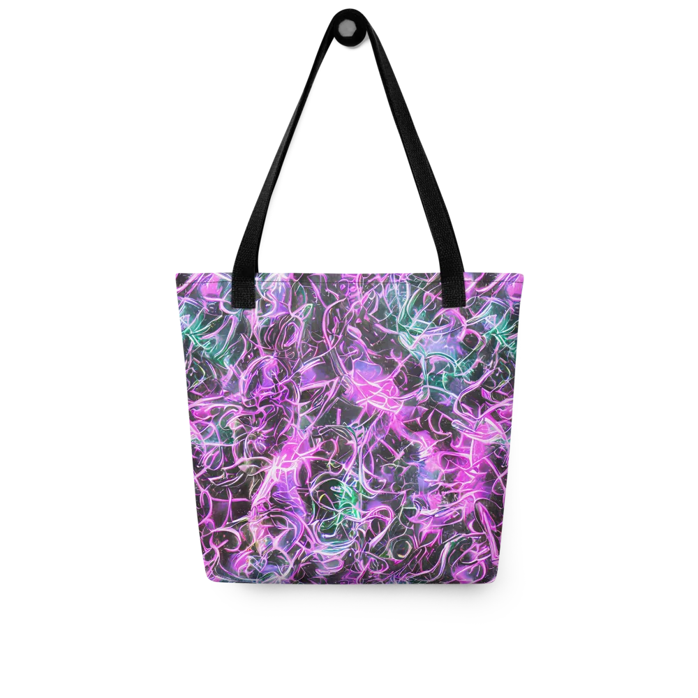 Magenta Maze on Tote Bag — Front
