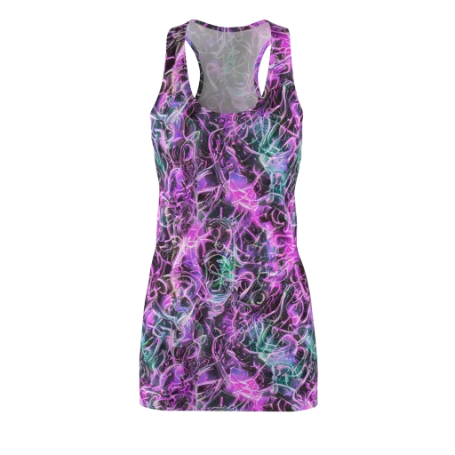 Magenta Maze on a Racerback Dress