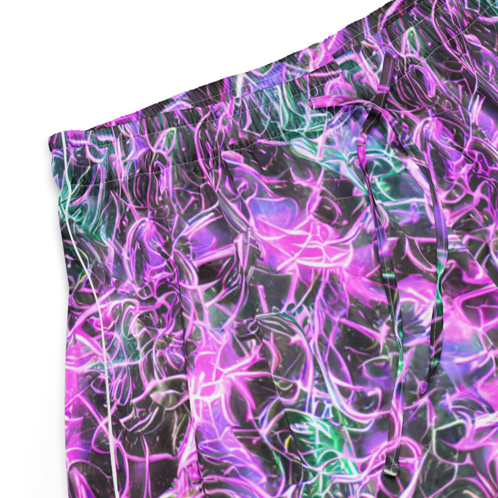 Magenta Maze on Women's Pajama Shorts — Product details