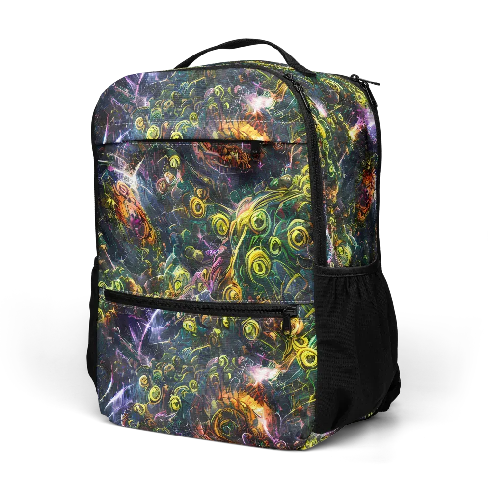 Midnight Vines on Utility Backpack — Left Front