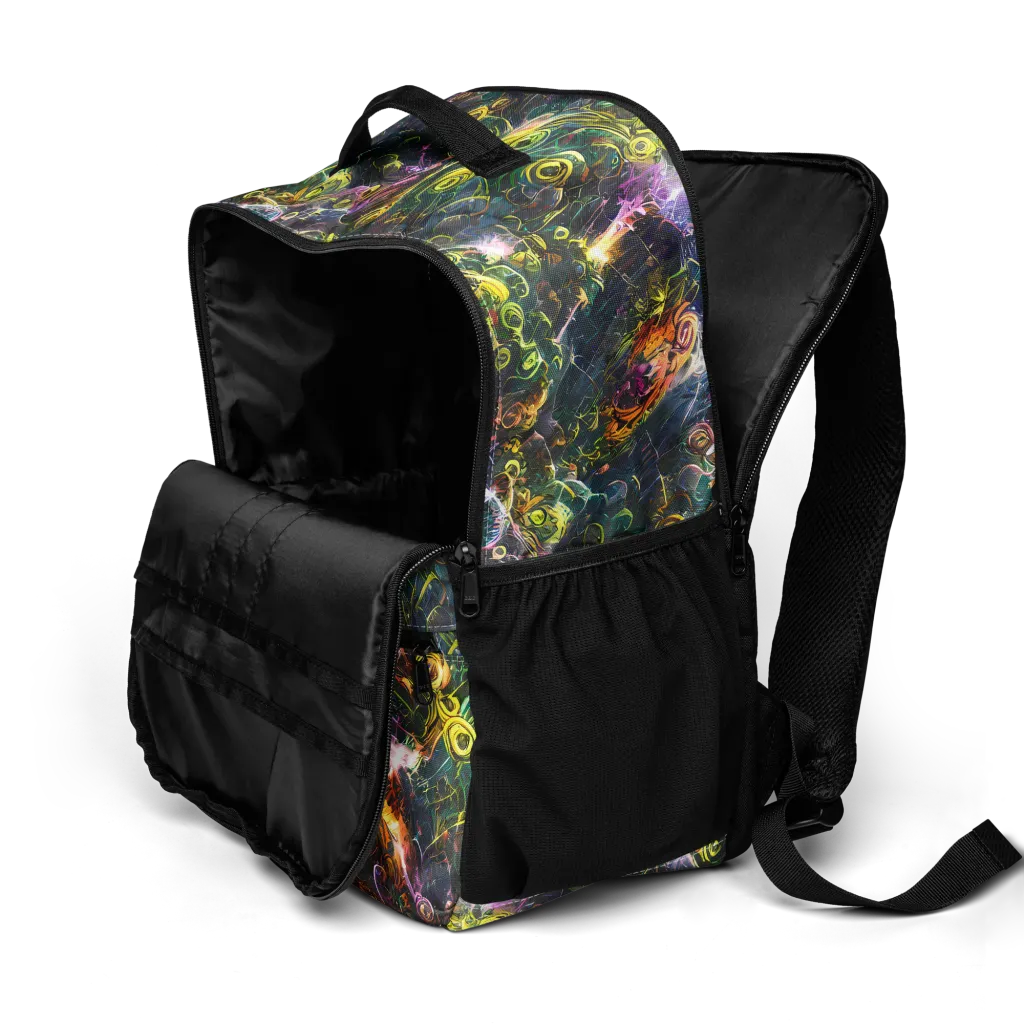 Midnight Vines on Utility Backpack — Product details 2
