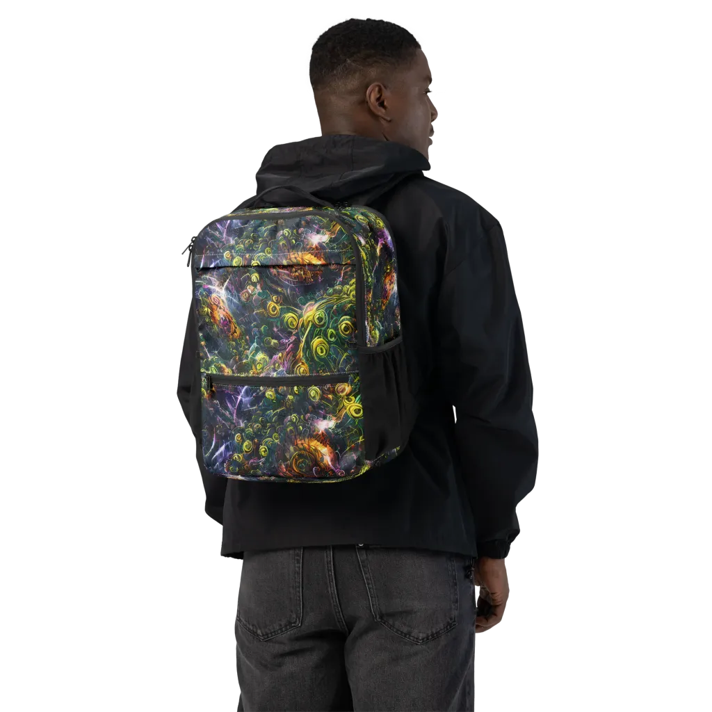Midnight Vines on Utility Backpack — Back