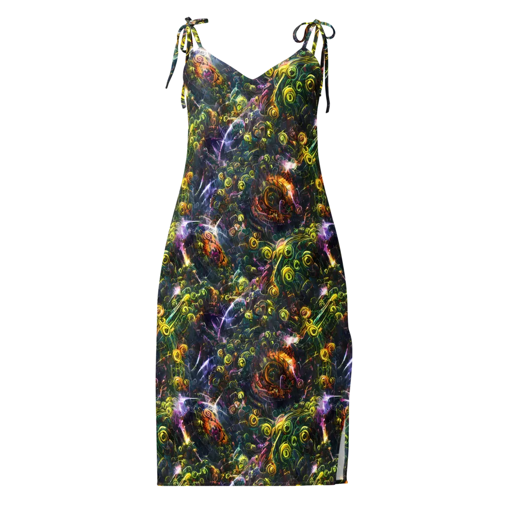 Midnight Vines on Slip Dress — Front