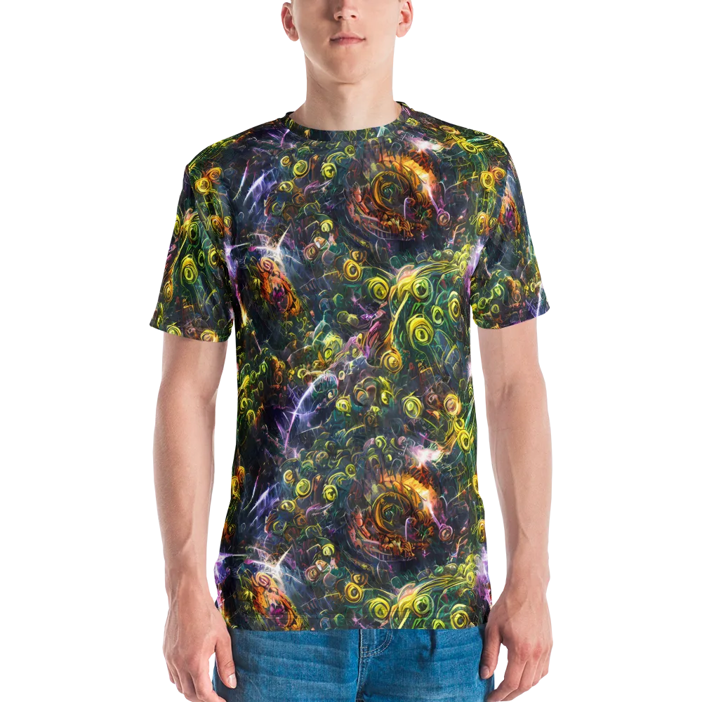 Midnight Vines on Men's Crew Neck T-Shirt — Front