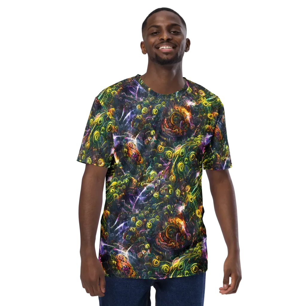 Midnight Vines on Men's Crew Neck T-Shirt — Front