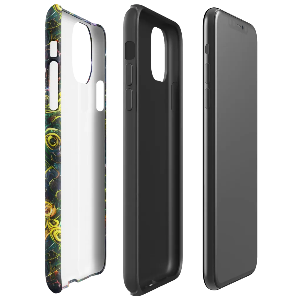 Midnight Vines on Tough Case for iPhone® — Right