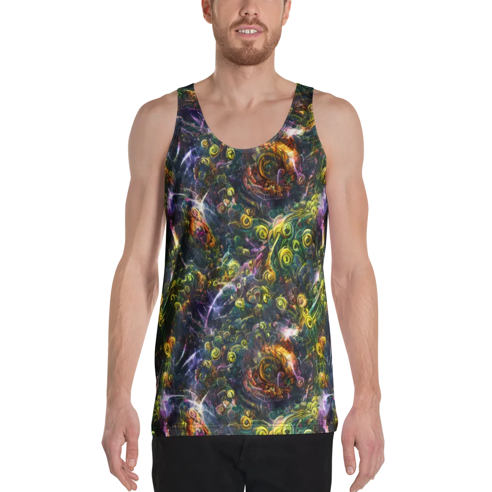 Midnight Vines on Men's Tank Top — Front