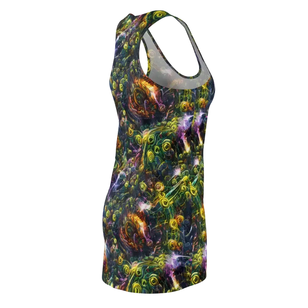 Midnight Vines on Racerback Dress — Back Side