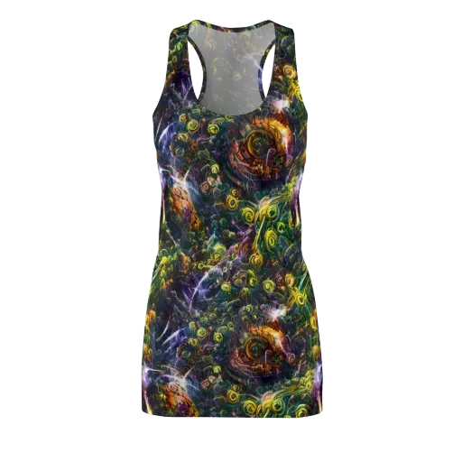 Midnight Vines on a Racerback Dress