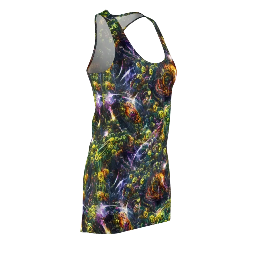 Midnight Vines on Racerback Dress — Front Side
