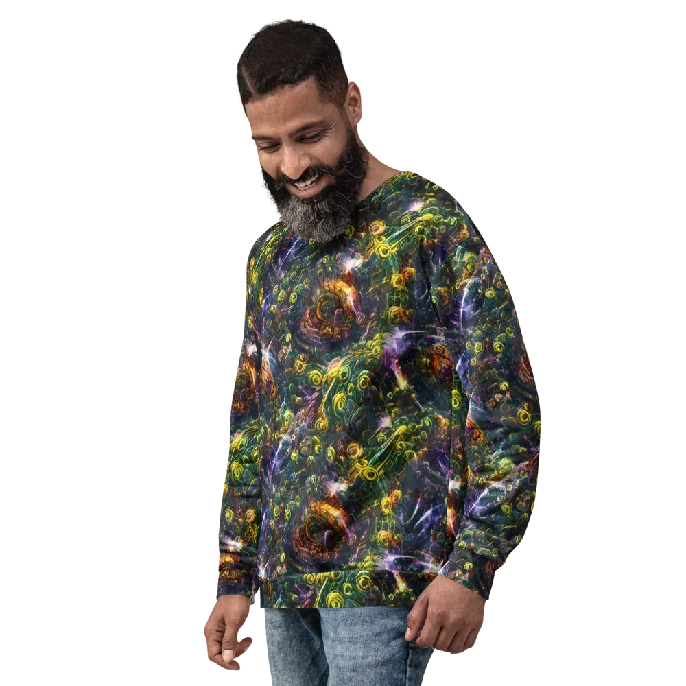 Midnight Vines on Sweatshirt — Left Front
