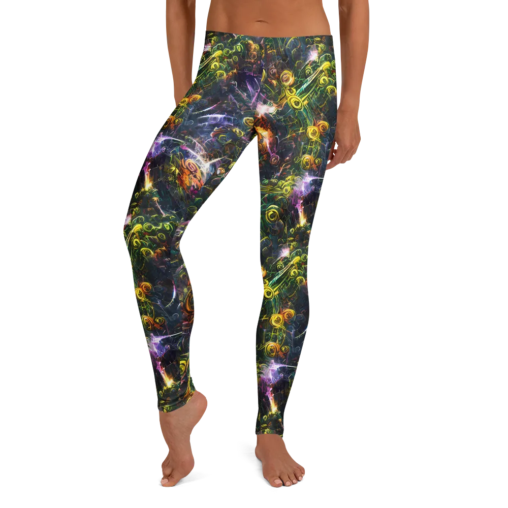 Midnight Vines on Leggings — Front