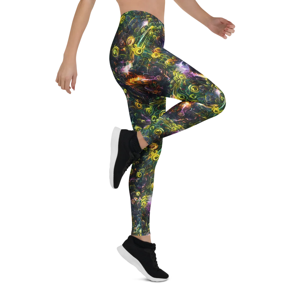 Midnight Vines on Leggings — Right