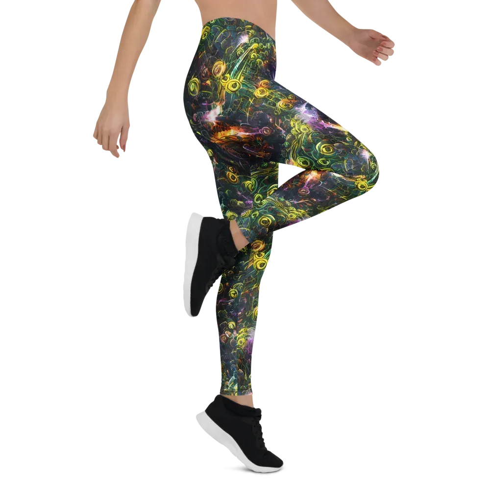 Midnight Vines on Leggings — Right