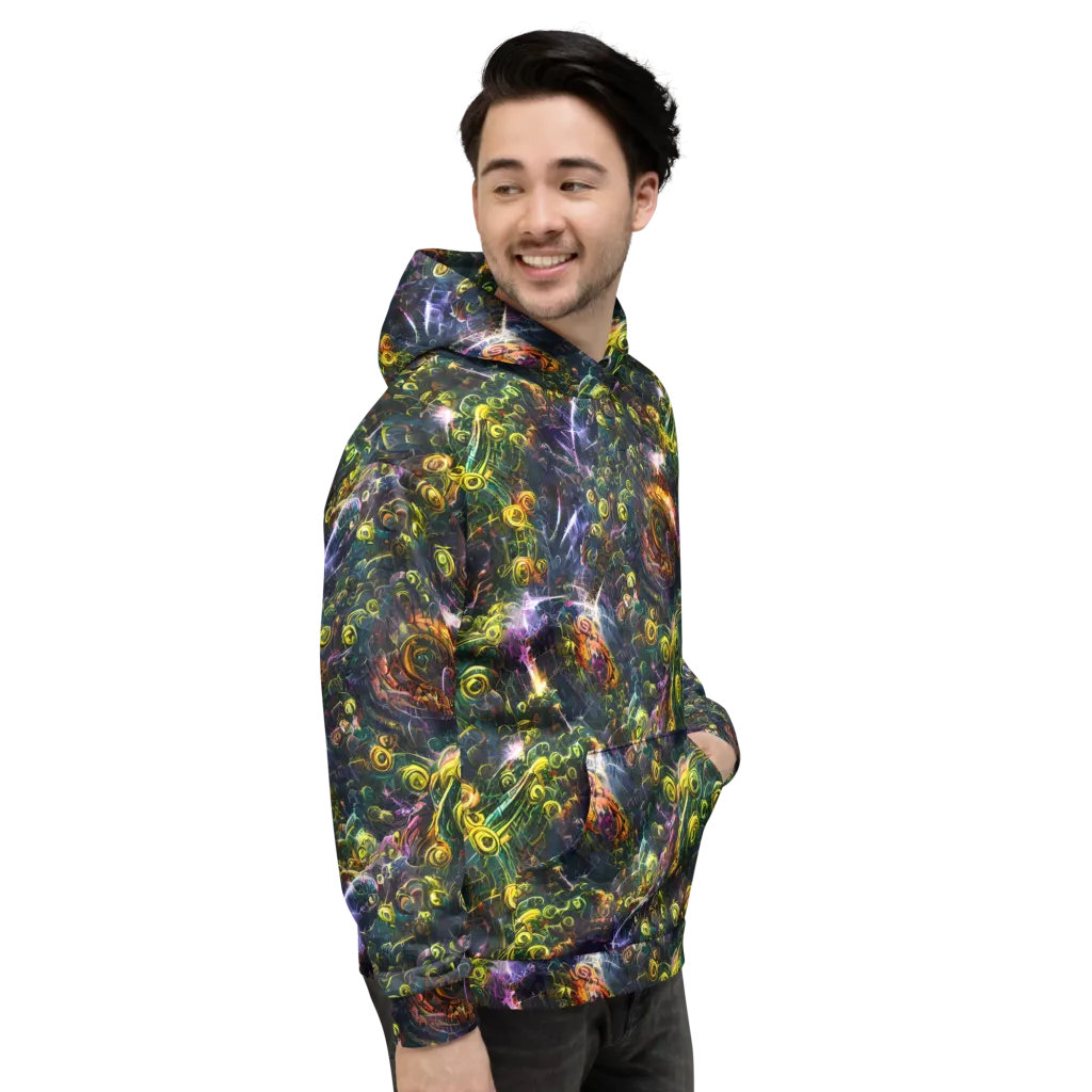 Midnight Vines on Hoodie — Right