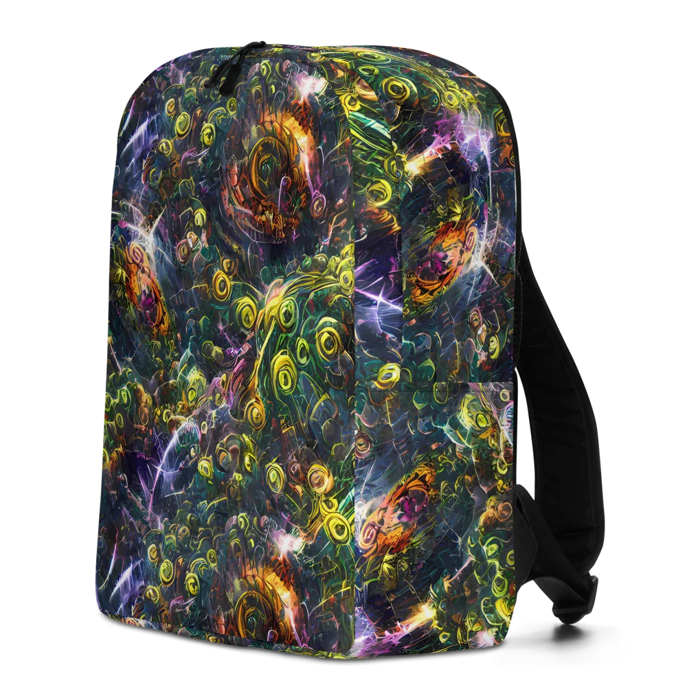 Midnight Vines on Minimalist Backpack — Left