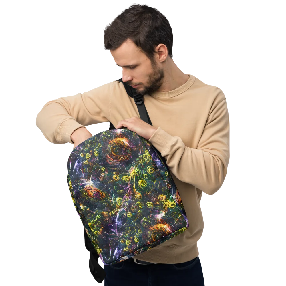 Midnight Vines on Minimalist Backpack — Front