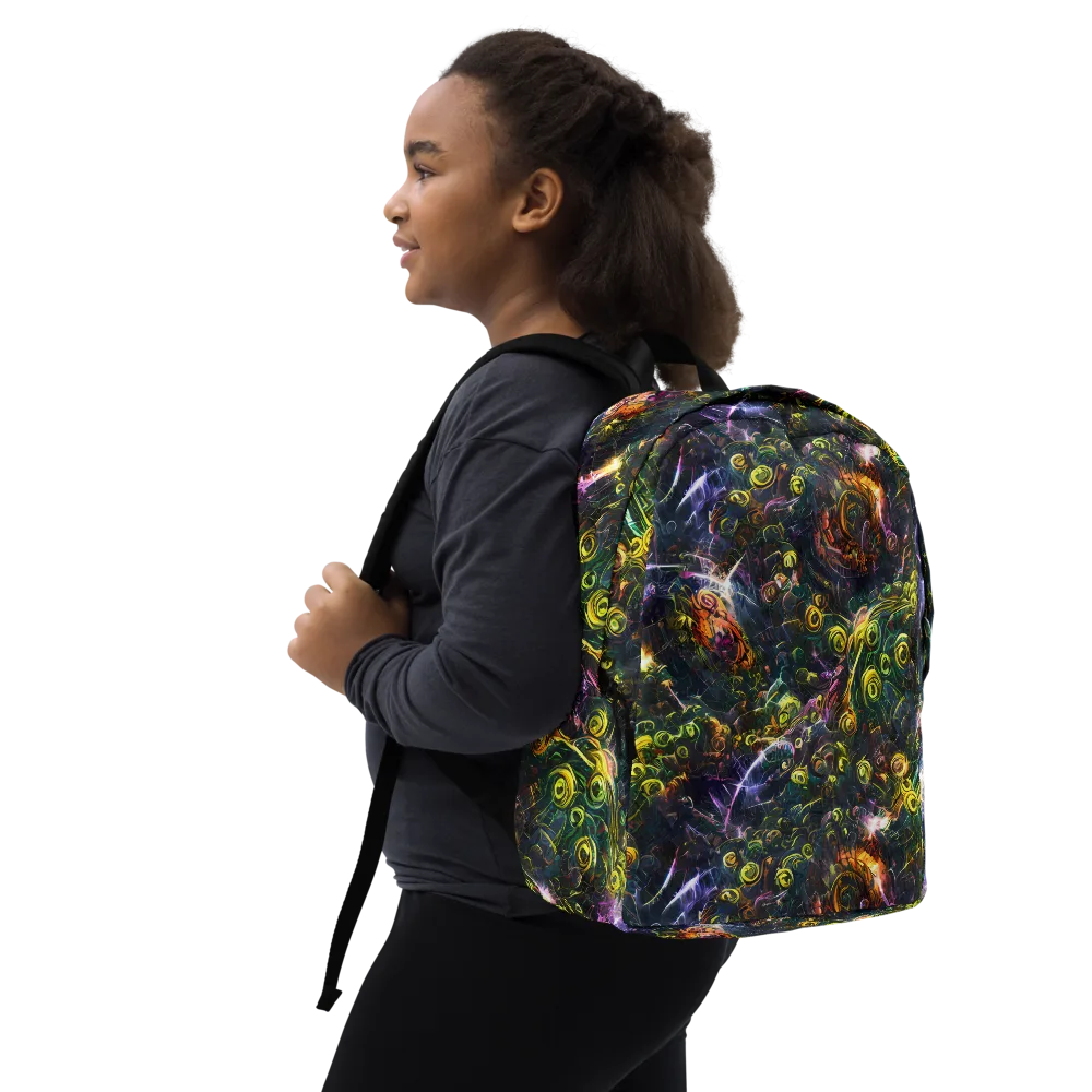 Midnight Vines on Minimalist Backpack — Right Front