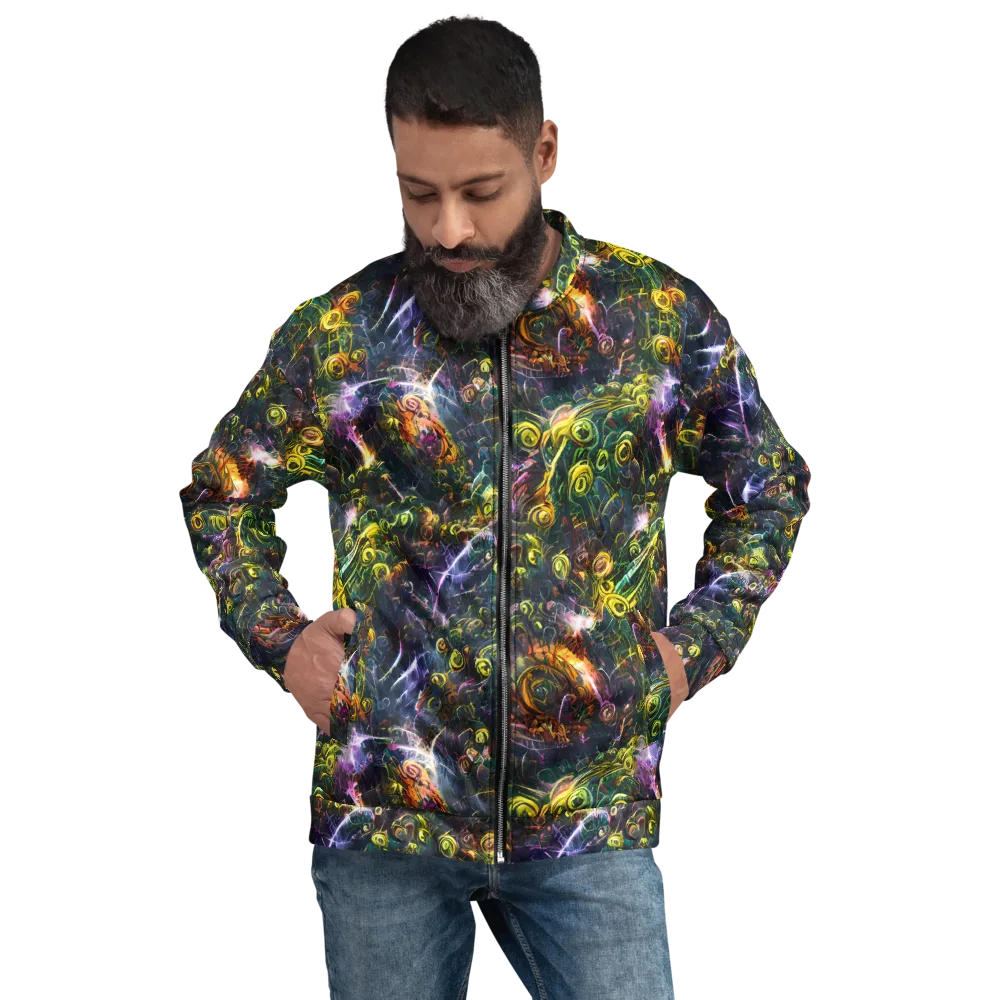 Midnight Vines on Bomber Jacket — Front