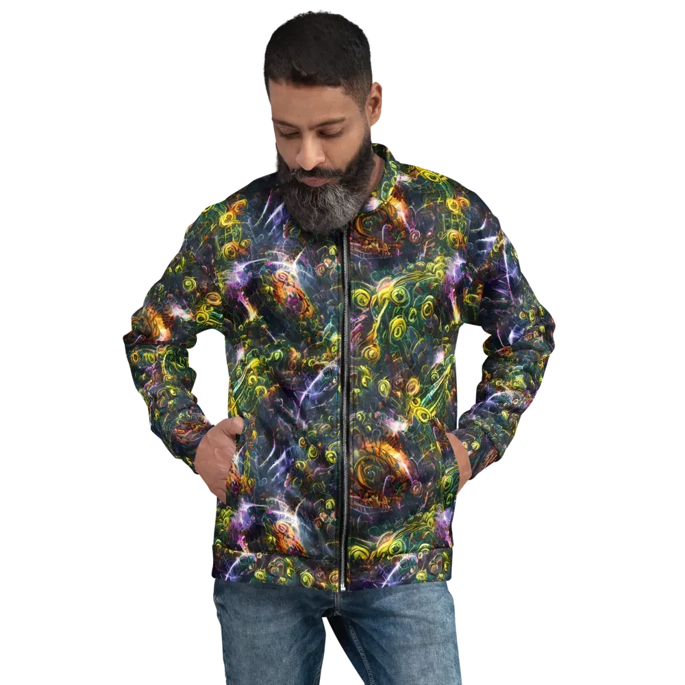 Midnight Vines on Bomber Jacket — Front