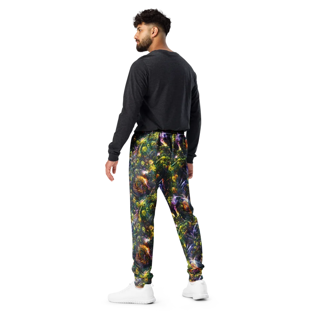 Midnight Vines on Men's Joggers — Back