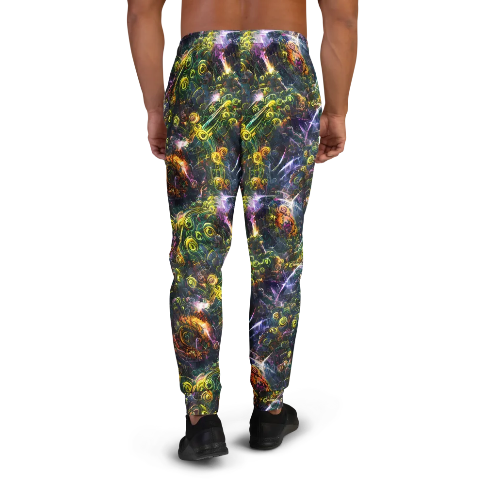 Midnight Vines on Men's Joggers — Back
