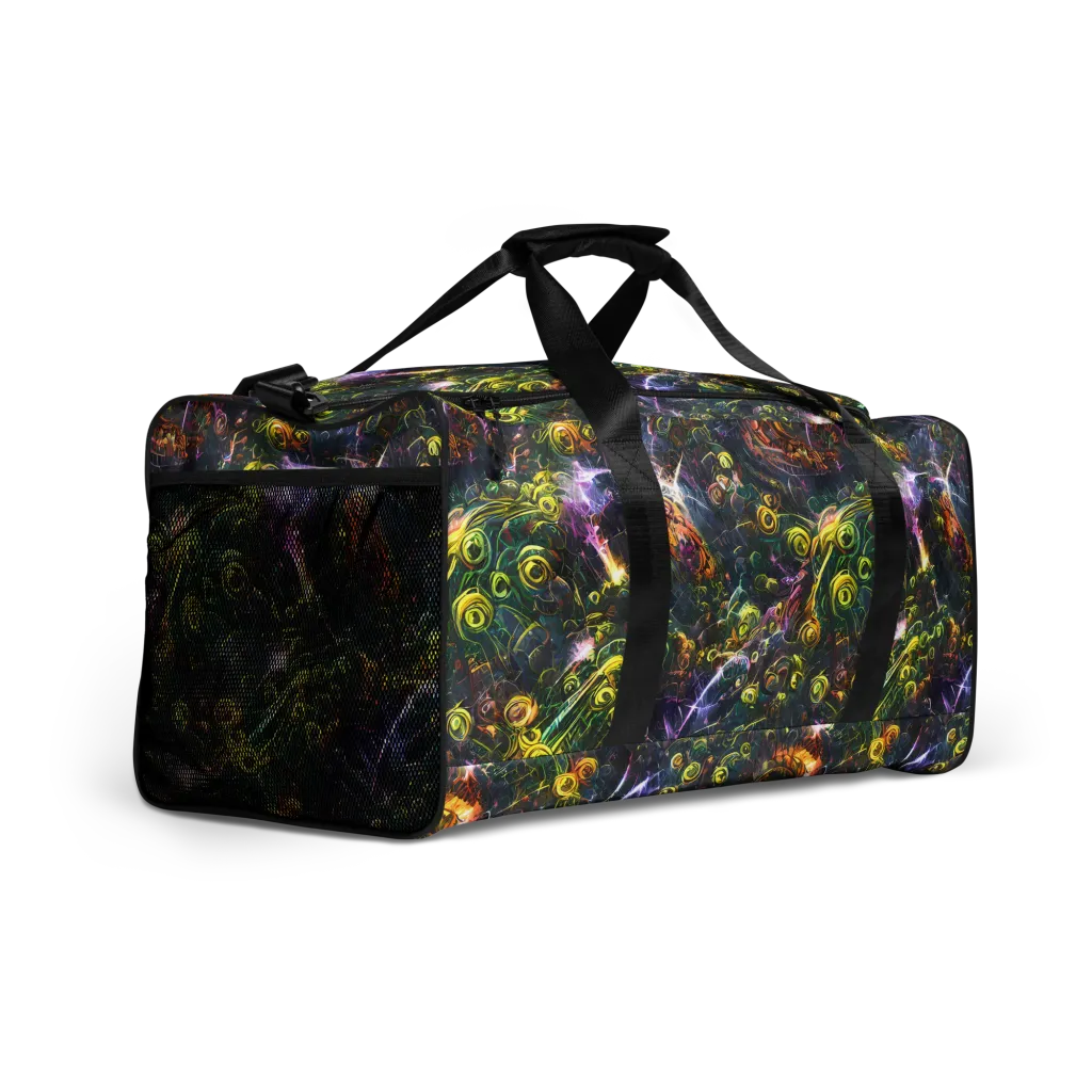 Midnight Vines on Duffle Bag — Right Front
