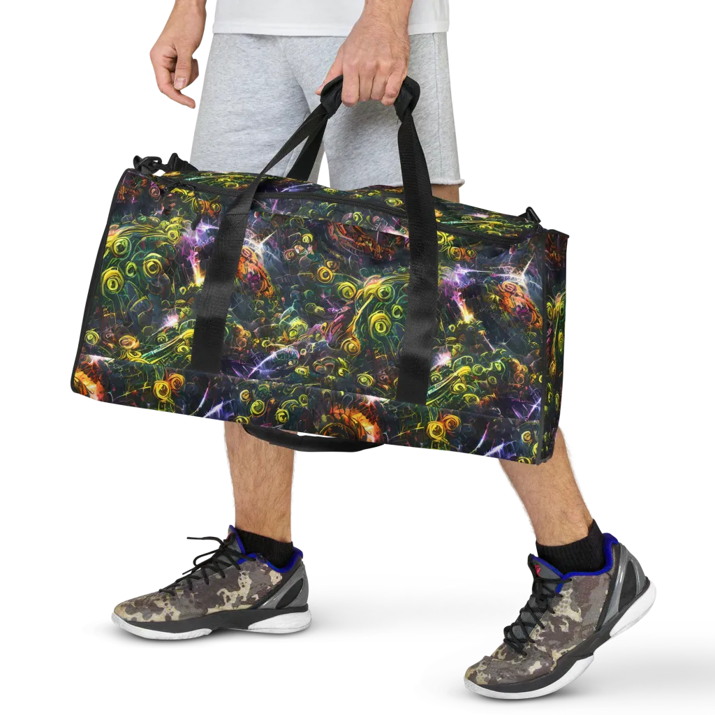 Midnight Vines on Duffle Bag — Front