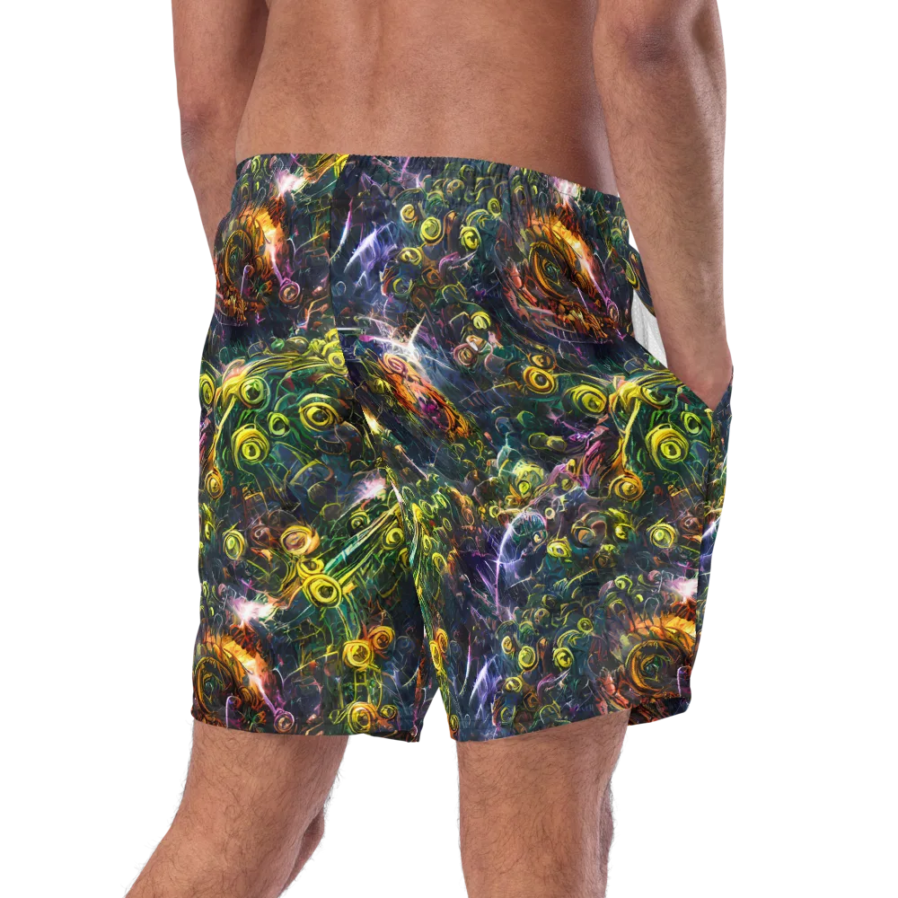 Midnight Vines on Swim Trunks — Right Back