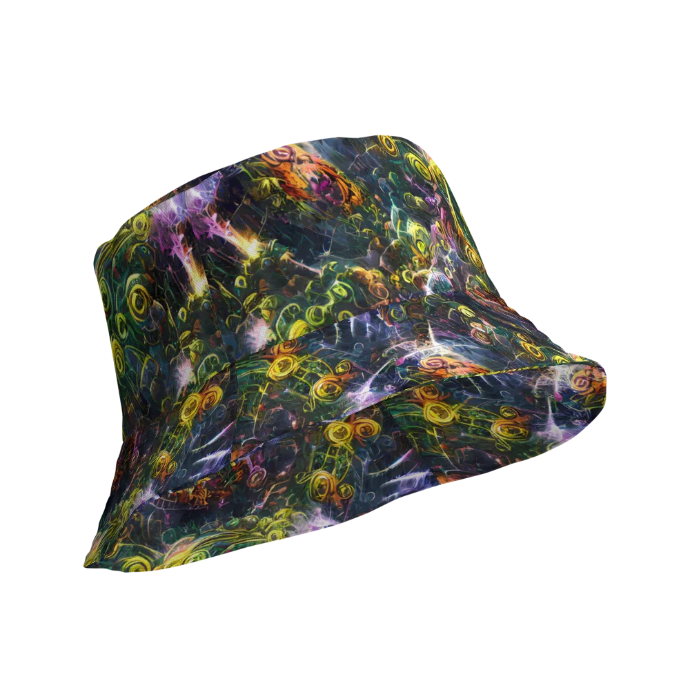 Midnight Vines on Reversible Bucket Hat — Product details Outside