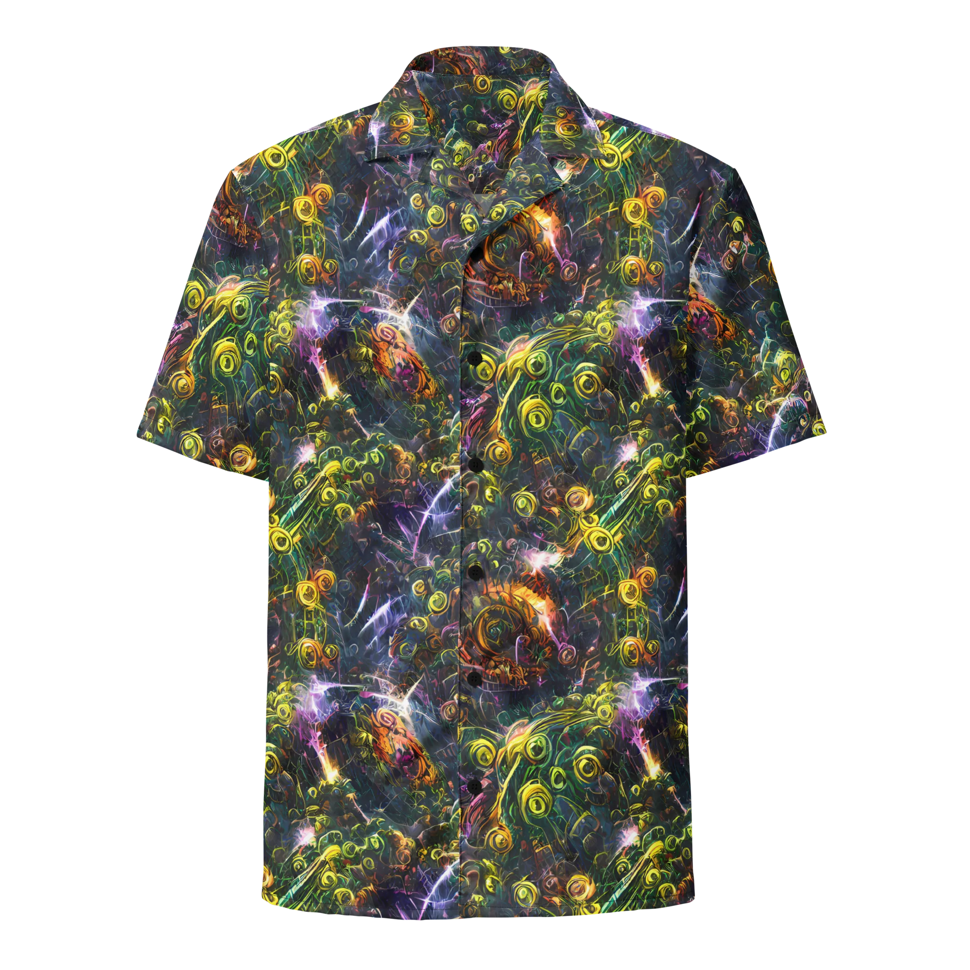 Midnight Vines on Button Shirt — Front